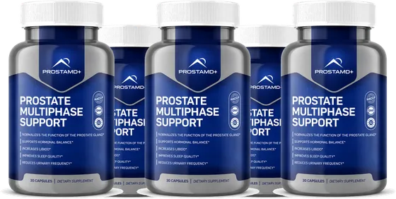 5 bottles of ProstaMD+ capsules